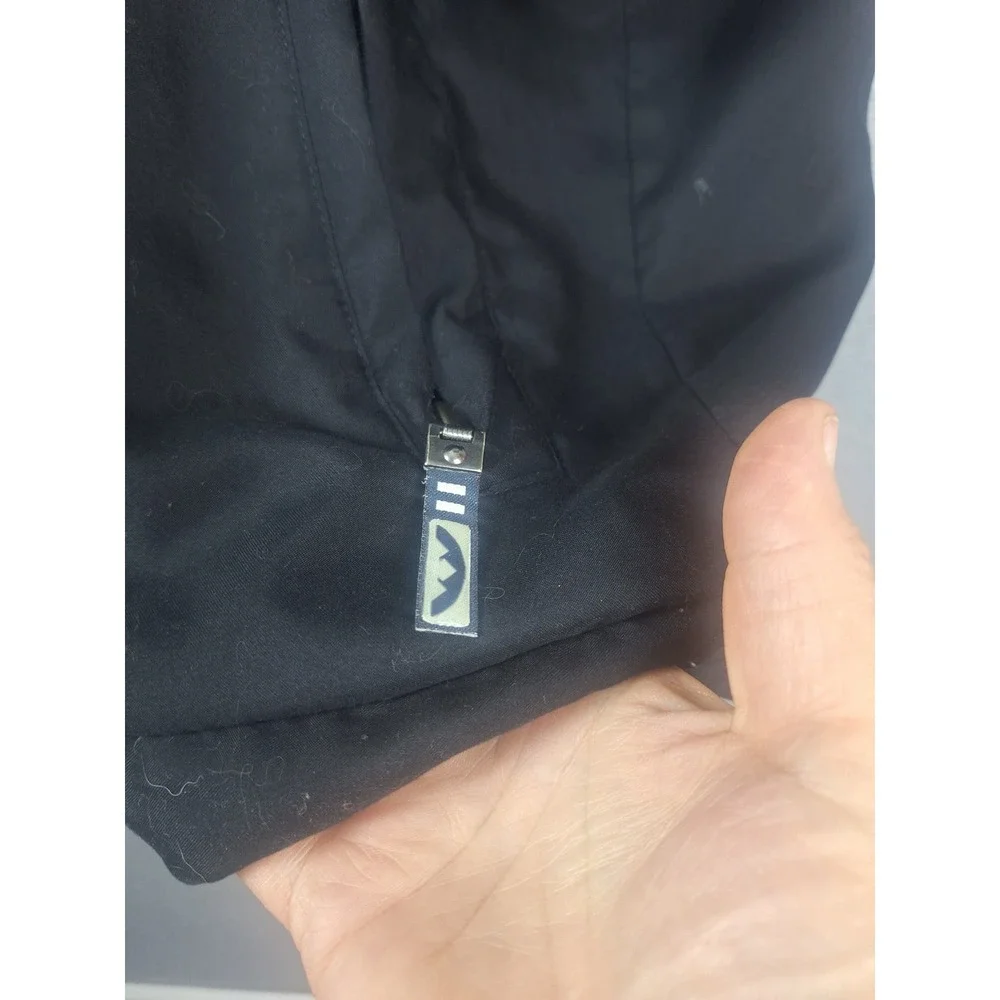 Sun Mountain StormTight Mens XL Black Short Sleeve Golf Rain Jacket Full Zip